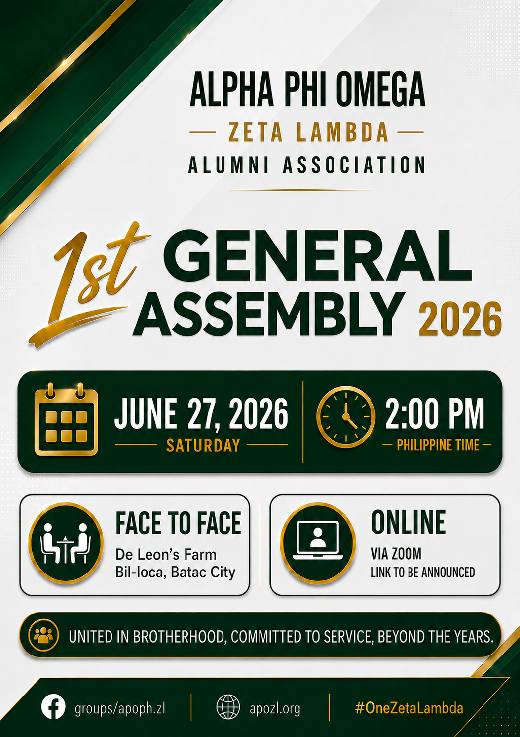 First General Assembly 2026